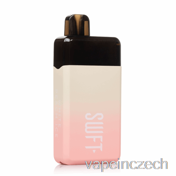 Swft Mod 5000 Jednorázová Bílá Broskev Led Vape Bez Nikotinu